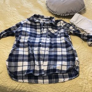 Tunic button down shirt